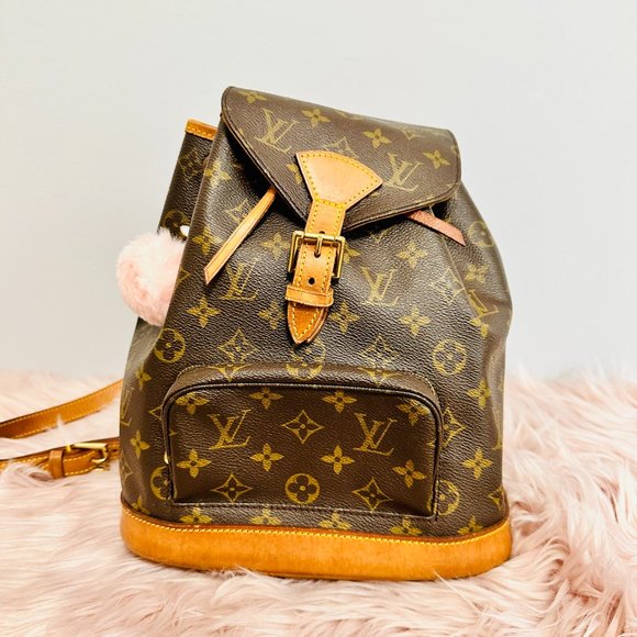 AUTH LOUIS VUITTON MONTSOURIS MM MONOGRAM BACKPACK BAG PURSE MONOGRAM SP1907 - Picture 4 of 16